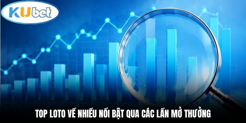 Top loto về nhiều nổi bật qua các lần mở thưởng